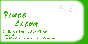 vince litva business card